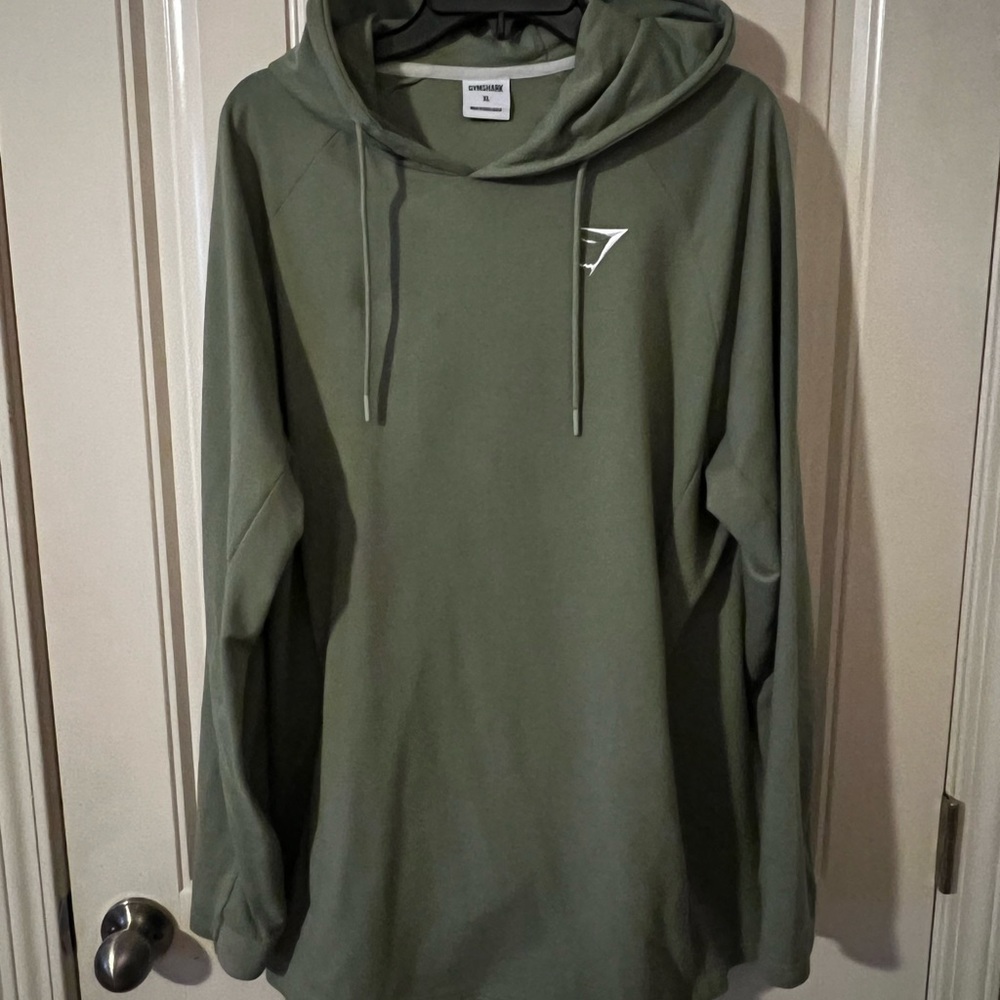 Green Gymshark Critical Hoodie